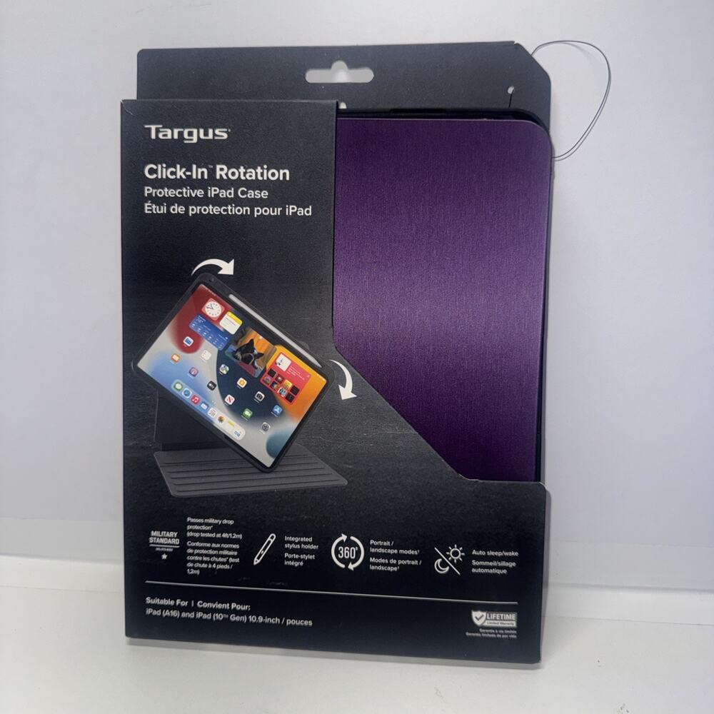 Targus® Click-In™ Rotating Case for iPad® (10th gen.) 10.9-inch/Pouces
